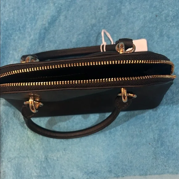 Michael Kors Black Mini Bag with Gold Details - Picture 9 of 10